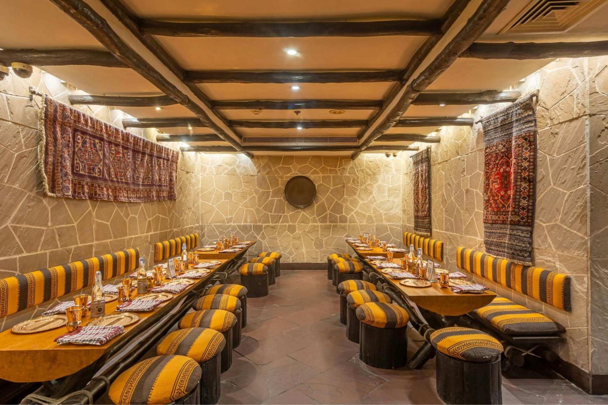 Itc Mughal, A Luxury Collection Resort & Spa, Agra Agra  Exterior foto Restaurant interior