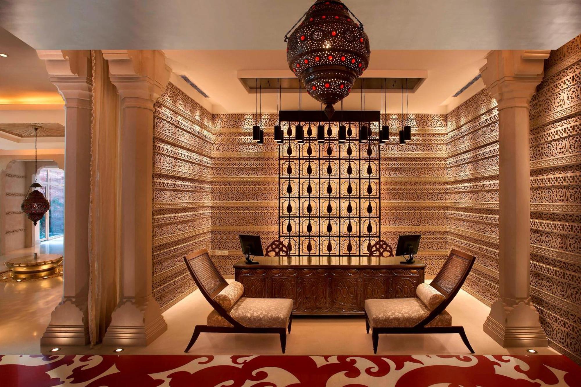 Itc Mughal, A Luxury Collection Resort & Spa, Agra Agra  Exterior foto The reception area