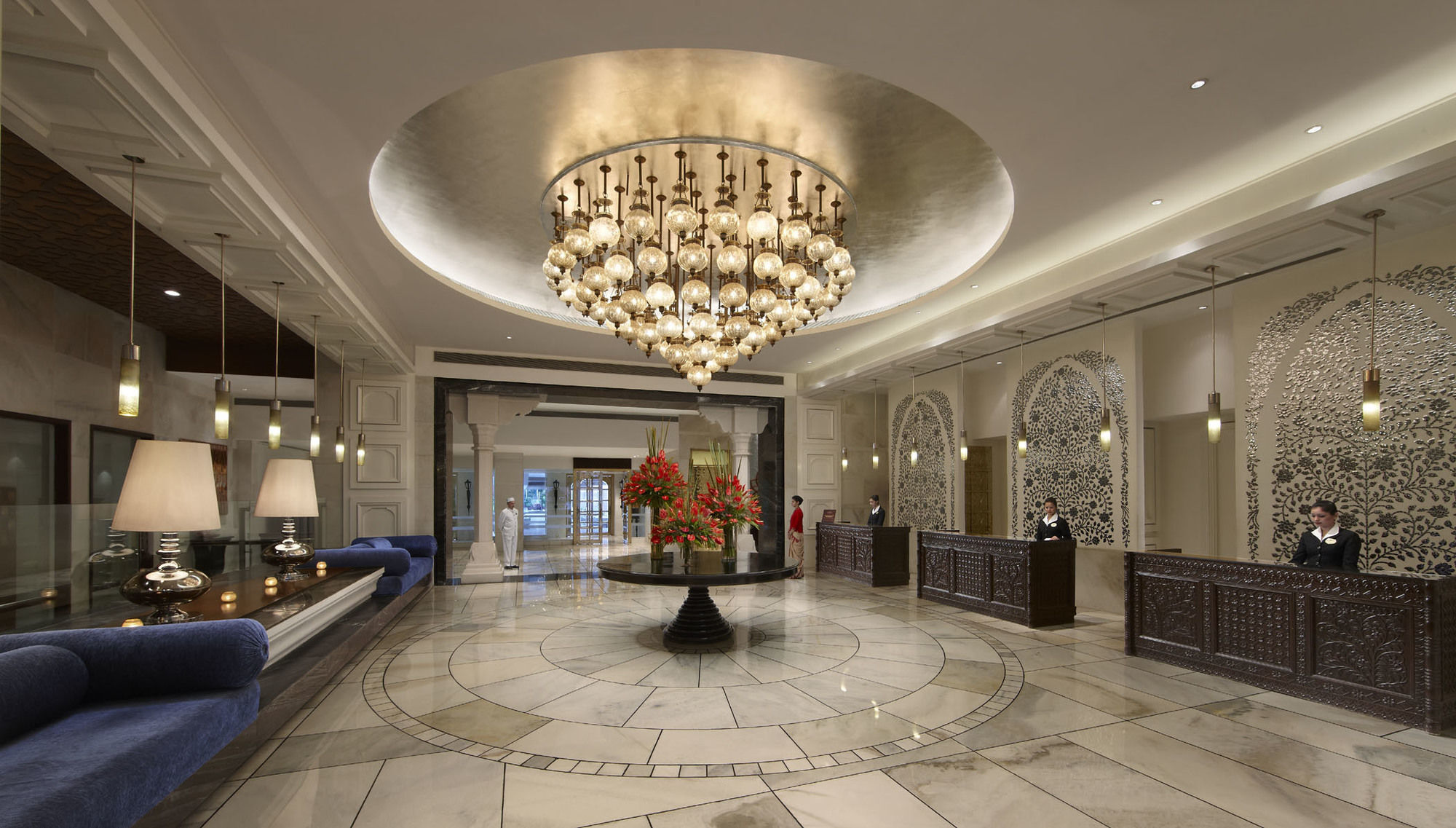 Itc Mughal, A Luxury Collection Resort & Spa, Agra Agra  Exterior foto The lobby of the hotel